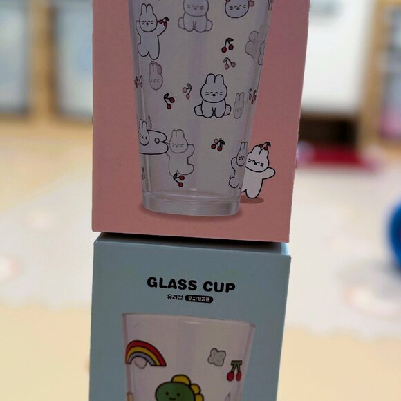 Brand New Adorable Dino & Bunny Glass Cups for Kids – Fun & Durable, Made in Kor - Picture 8 of 10